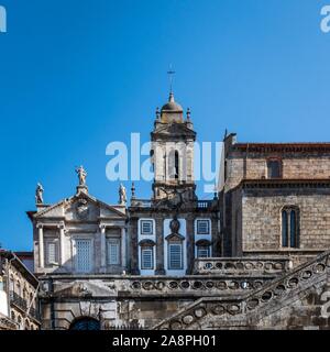 Kirche von Sao Francisco in Porto, Portugal. Stockfoto