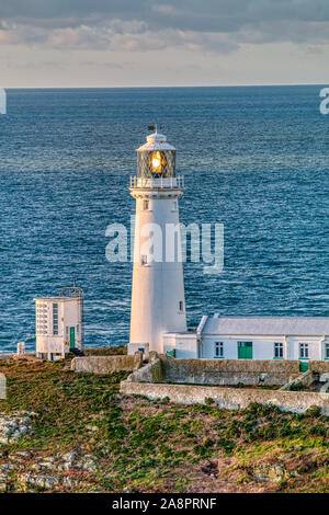 South Stack Leuchtturm, Anglesey, Nordwales Stockfoto