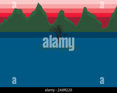 Flache geometrische Muster. Cooler, farbenfroher Hintergrund. Für Abdeckungen, Gutschein, Banner, Plakate, Poster, Flyer. Vector Illustration mit trendigen Stock Vektor