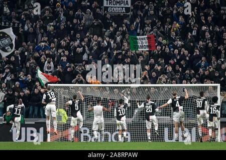 Turin, Italien. 10 Nov, 2019. Serie A TIM 2019/2020. Juventus gegen Mailand. Allianz Stadion im Foto: Credit: Unabhängige Fotoagentur/Alamy leben Nachrichten Stockfoto