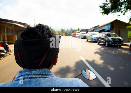 Moped Transport in Bali - Indonesien Stockfoto