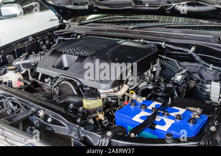 Nahaufnahme Detail Motor Cars. Stockfoto