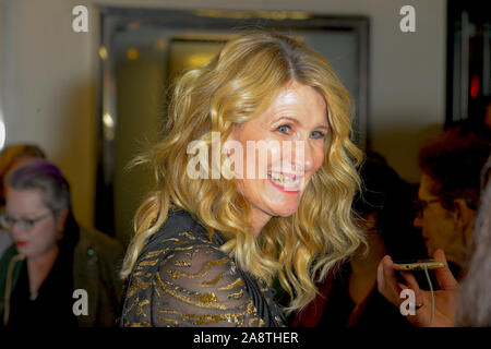 New York, Vereinigte Staaten. 11 Nov, 2019. Laura Dern besucht die Ehe Geschichte Premiere in Paris Theater in New York City. Credit: SOPA Images Limited/Alamy leben Nachrichten Stockfoto