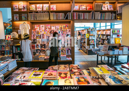 Tsutaya Buchhandlung, Daikanyama, Shibuya, Tokio, Japan, Asien Stockfoto