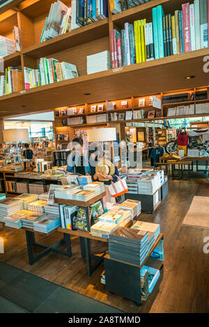 Tsutaya Buchhandlung, Daikanyama, Shibuya, Tokio, Japan, Asien Stockfoto