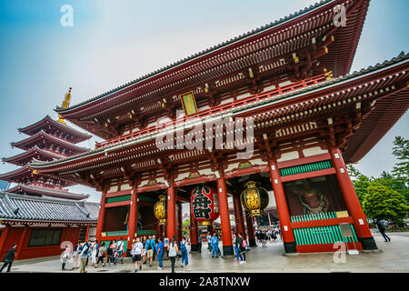 Sensoji buddhistischer Tempel. Asakusa Viertel. Tokio. Japan Stockfoto