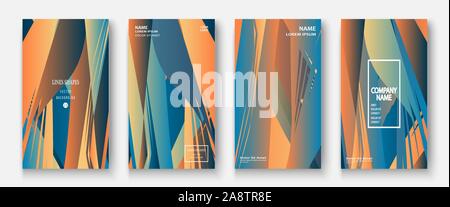 Moderne Unternehmen geometrische Vorlage Abdeckungen für Design. Telefon social media network Konzept. Förderung Plakat Hintergrund. Kreative Geschichten. Zusammenfassung Stock Vektor
