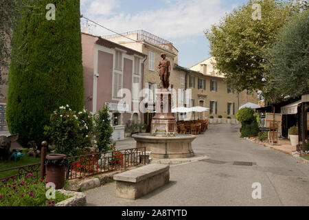 Stadtzentrum Mougins Village Provence Frankreich Stockfoto