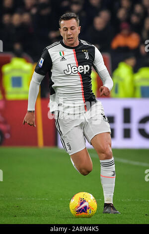 Federico Bernardeschi von Juventus Turin in der Serie A zwischen Juventus Turin und AC Mailand im Stadion von Juventus Turin, Turin, Italien am 10. November 2019. Foto: Mattia Ozbot. Stockfoto