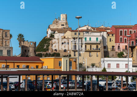 Befestigte Dorf der Stadt Termoli Molise Stockfoto