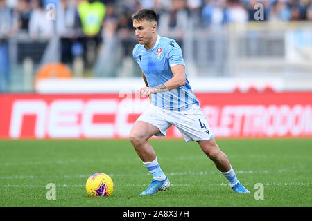 Rom, Italien. 10 Nov, 2019. Patric der SS Lazio während der Serie ein Match zwischen Latium und Lecce im Stadio Olimpico, Rom, Italien Am 10. November 2019. Foto von Giuseppe Maffia. Credit: UK Sport Pics Ltd/Alamy leben Nachrichten Stockfoto