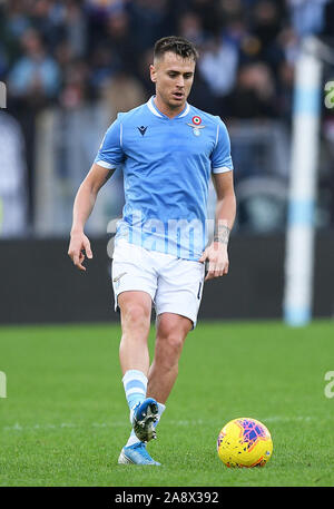 Rom, Italien. 10 Nov, 2019. Patric der SS Lazio während der Serie ein Match zwischen Latium und Lecce im Stadio Olimpico, Rom, Italien Am 10. November 2019. Foto von Giuseppe Maffia. Credit: UK Sport Pics Ltd/Alamy leben Nachrichten Stockfoto