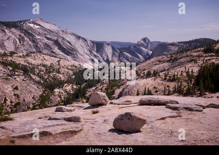 Halb-kuppel von olmstead Point im Yosemite National Park, Kalifornien, USA Stockfoto