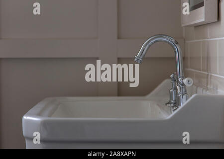 Badezimmer Waschbecken Vintage Style interior design Stockfoto