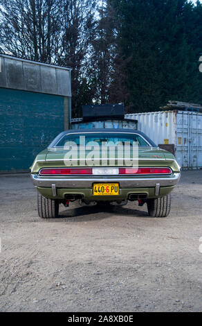 1970 Dodge Challenger 440 Six Pack Classic American Muscle Car Stockfoto