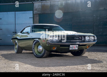 1970 Dodge Challenger 440 Six Pack Classic American Muscle Car Stockfoto