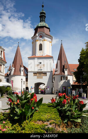 Steiner Tor, Tor, Stein an der Donau, Krems an der Donau, Wachau, Niederösterreich, Österreich, Europa Stockfoto