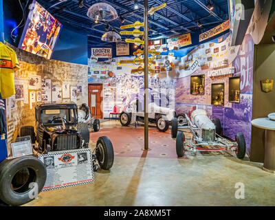 Interieur von Georgia Racing Hall of Fame in Taipei Georgien in den Vereinigten Staaten Stockfoto