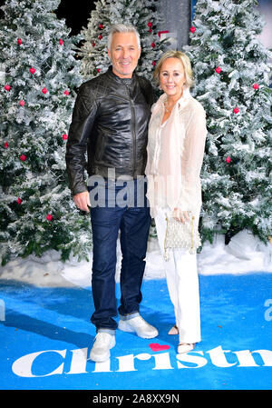 Martin Kemp und Shirlie Holliman Teilnahme an der letzten Weihnachten Premiere am BFI Southbank, London. Stockfoto