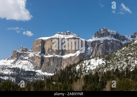 Sella Gruppe Berge, Dolomiten, Italien Stockfoto