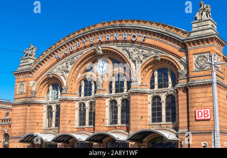 Traditionelle central station in Bremen. Stockfoto