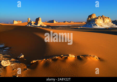 Aegypten - Weisse Wueste Stockfoto