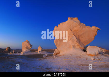 Aegypten - Weisse Wueste Stockfoto