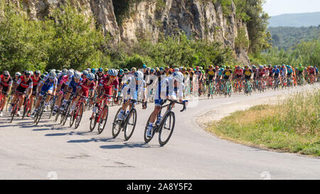 Giro d'Italia 2017, 8. Etappe Ziel ist Peschici Stockfoto