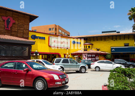 TIJUANA, MEXIKO - 22.07.: Tijuana Cantina, Los Remedios (Abhilfemaßnahmen), in den Fluss Zone. Stockfoto