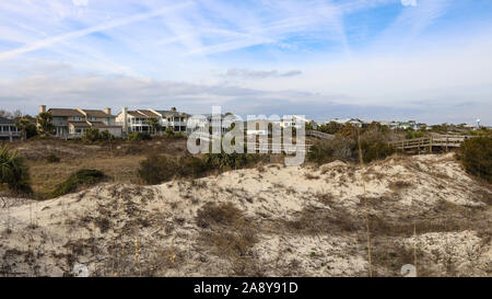 Marsh Brücken auf Tybee Island Stockfoto