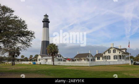 Tybee Licht Stockfoto