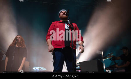 Lokale kop Tom Walker verkauft, O2 Academy Glasgow, Glasgow, UK, 11. November 2019 Stockfoto