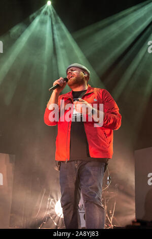 Lokale kop Tom Walker verkauft, O2 Academy Glasgow, Glasgow, UK, 11. November 2019 Stockfoto