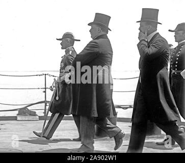 Präsident William Howard Taft in Tophat und Schwänze. Sehr gut gekleidet Präsident Taft Ca. 1912 Stockfoto