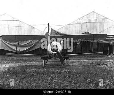 7/9/1917 - Luftfahrt Experiment Station, Hampton, Virginia. Thomas S-4 (Vorderansicht) Stockfoto