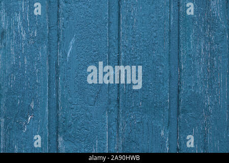 Schäbig Holz Textur Hintergrund. Vintage bemalte Zaun. Blau schäbig Planken, Schreibtisch Oberfläche. Verwittertes Holz. Alte Karten. Stockfoto