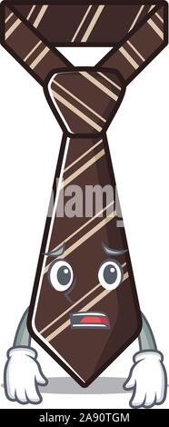 Riegel mit den Maskottchen Form Angst Stock Vektor