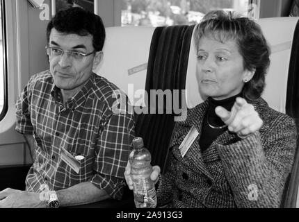 Ehemalige Schweizer Bundeskanzler und Justizministerin Eveline Widmer-Schlumpf in St. Moritz Stockfoto