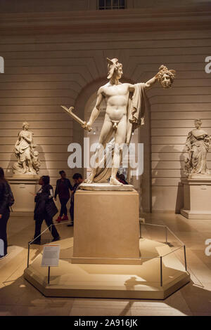 Perseus mit dem Haupt der Medusa, Antonio Canova, Metropolitan Museum of Art, New York City, New York, Vereinigte Staaten von Amerika. Stockfoto