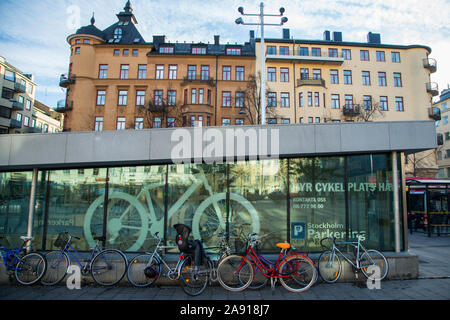 U-Bahnstation Odenplan, Stockholm, Schweden Stockfoto