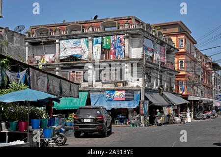 Thailand slum Gehäuse, Pattaya, Südostasien Stockfoto