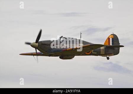 Hawker Sea Hurricane im Flug Stockfoto