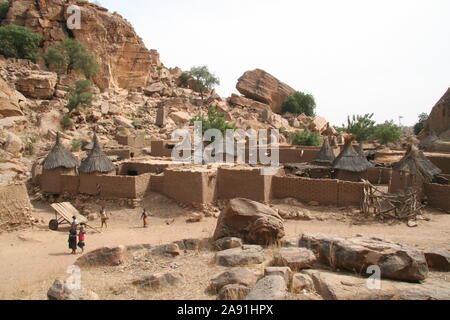 Der Dogon: Dorf Dogo Stockfoto