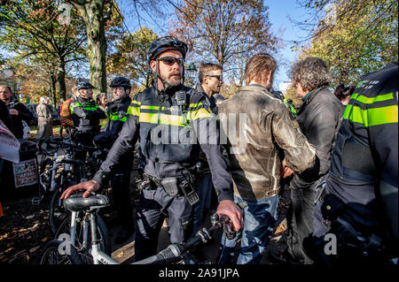 Malieveld, Den Haag, Niederlande. Mittwoch, den 30. Oktober, 2019. In dieser Woche sah die Niederländische Bauarbeiter auf dem Maliev zu demonstrieren Stockfoto