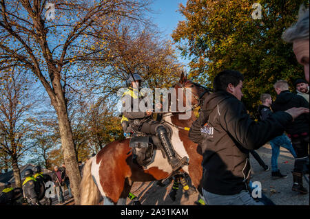 Malieveld, Den Haag, Niederlande. Mittwoch, den 30. Oktober, 2019. In dieser Woche sah die Niederländische Bauarbeiter auf dem Maliev zu demonstrieren Stockfoto