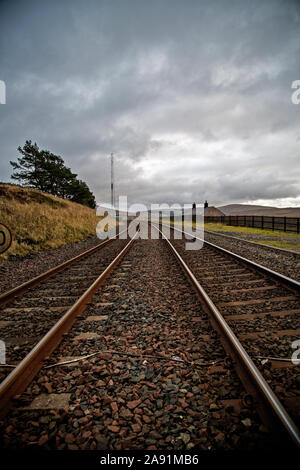 Dent Bahnhof, Cowgill, South Lakeland District von Cumbria, dem höchsten über dem Meeresspiegel in England bei 1150 Fuß Stockfoto