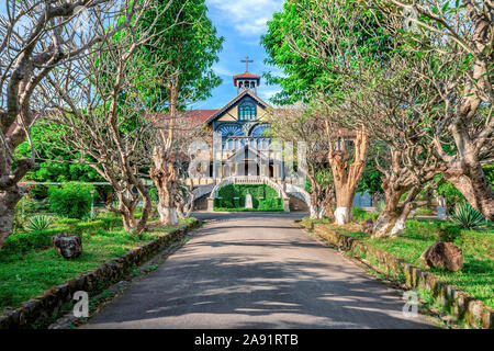 Kon Tum Seminary, Kon Tum, Vietnam. Stockfoto