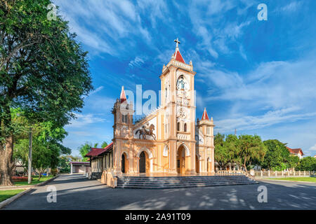 Tan Huong Kirche, Kon Tum, Vietnam Stockfoto