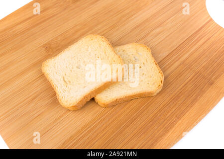 Dehydriert kleine Toast crostini Cracker für Frühstück oder Desserts Stockfoto