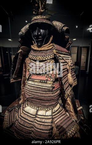 Italien Piemont Turin - mazzonis Palace - Mao Museum (Museo d'Arte Orientale) - Museum für orientalische Kunst - Samurai rüstungen Stockfoto